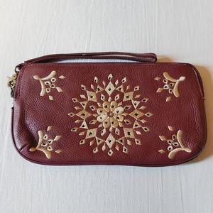 Lucky Brand Leather Wrislet Clutch